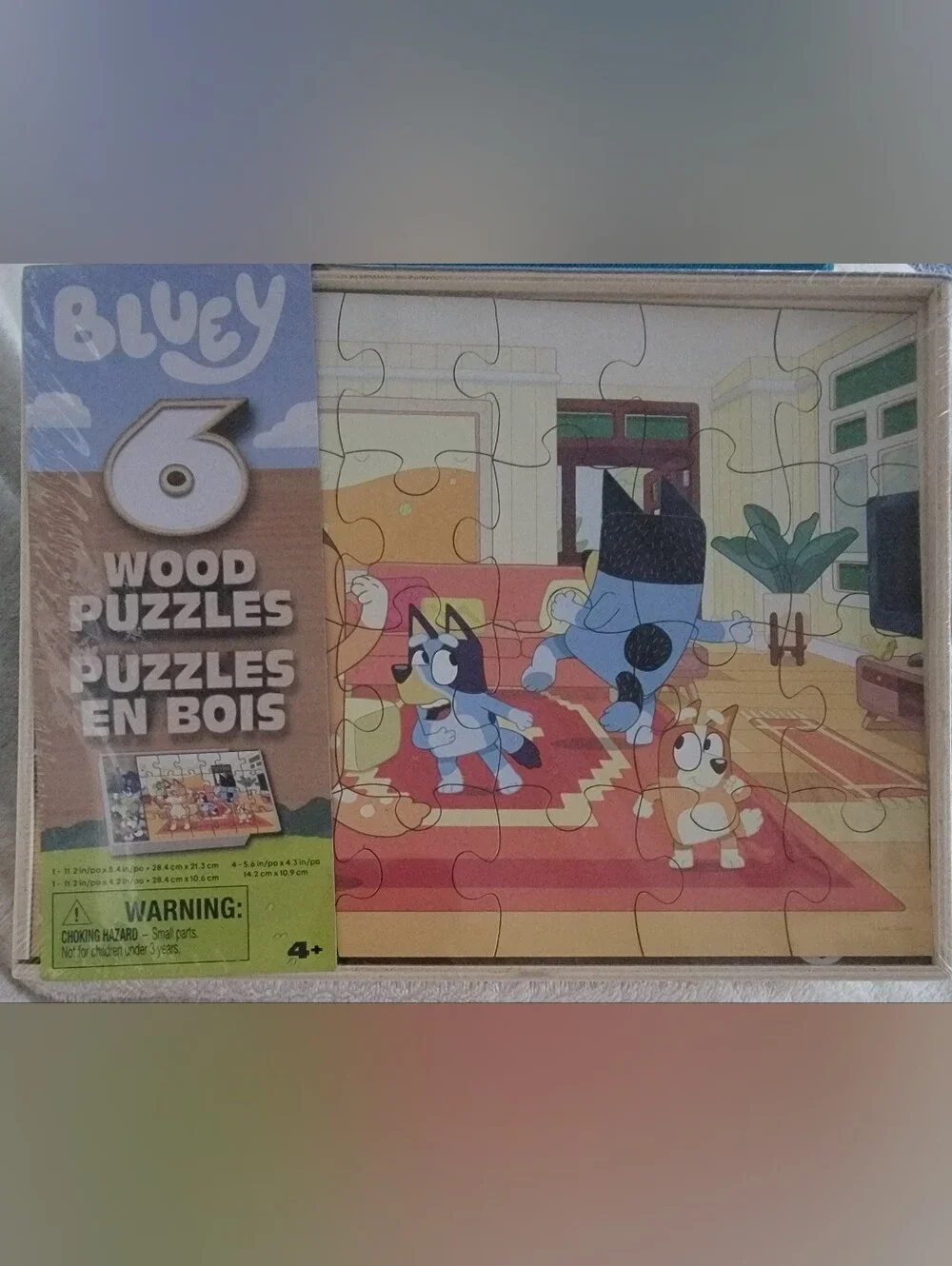 9 Wooden Puzzles Kids 3+ Years